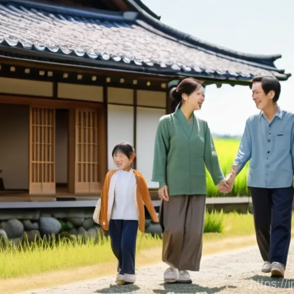 농촌관광지도사 자격증 시험 난이도 - **Prompt:** A warm and inviting scene depicting a female rural tourism guide, in her early 30s, with...