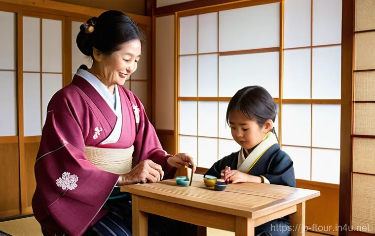 농촌관광지도사 이직 사례 분석 - **Rural Green Tourism Experience in a Japanese Rice Paddy:**
    A vibrant, sunny afternoon scene in...