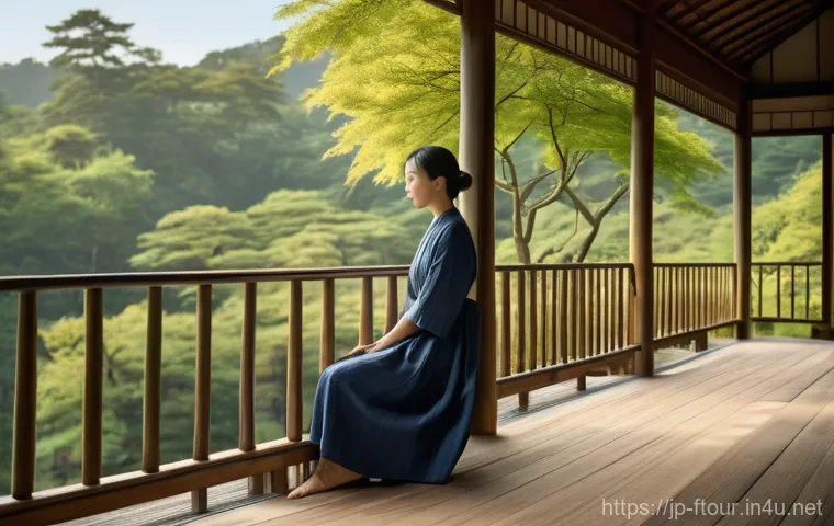 농촌관광지도사와 도시민 유치 프로그램 - **Prompt:** A serene and calm woman, approximately 30 years old, is dressed in a modest, elegant ind...